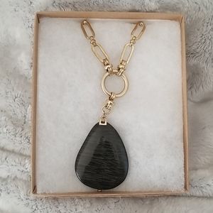 Banana Republic stone / link pendant necklace